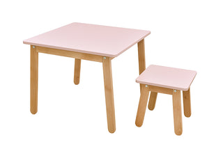 Table WOODY Dusty pink | Ona's furniture - kids room furniture