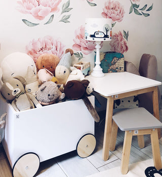 Stool WOODY Grey | Ona's furniture - kids room furniture