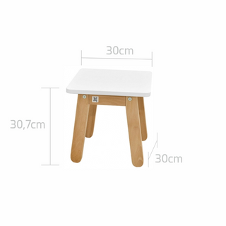 Stool WOODY Snow | Ona's furniture - kids room furniture