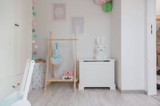 Toy box INES Elegant white | Ona's furniture - kids room furniture